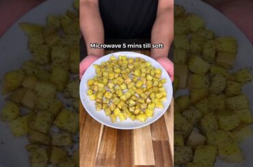 Most Delicious Healthy Breakfast! Crispy Potatoes & Creamy Scrambled Eggs #recipe #fatloss #fitness