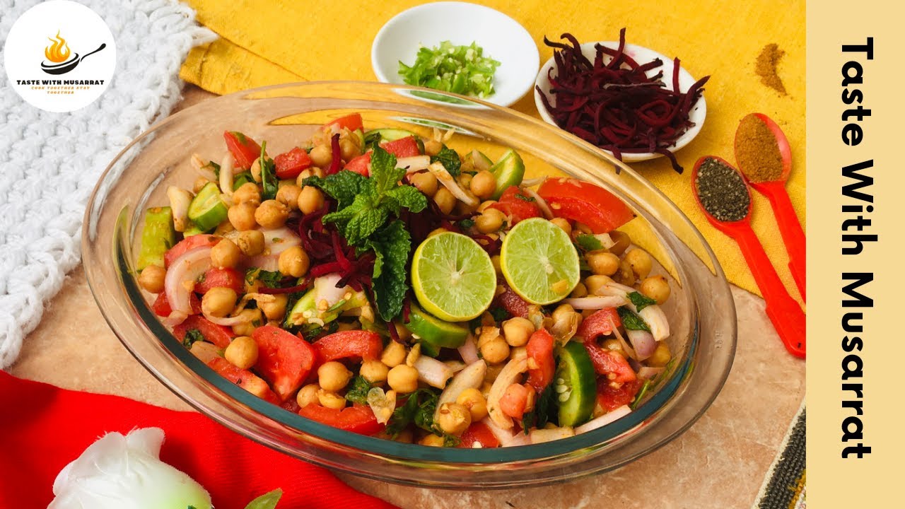 Easy Protein Salad | Chickpea Salad Recipe | Quick Salad Recipes by Taste with Musarrat Easy Protein Salad | Chickpea Salad Recipe | Quick Salad Recipes by Taste with Musarrat
