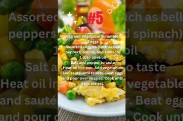 10 Low carb Recipes for Weight Loss