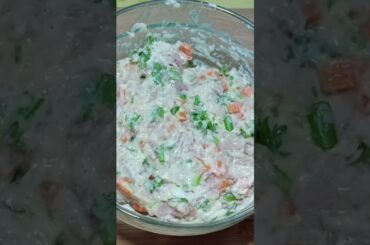 how to chicken pan cake recipe||asmr#shorts#healthy and tasty recipes