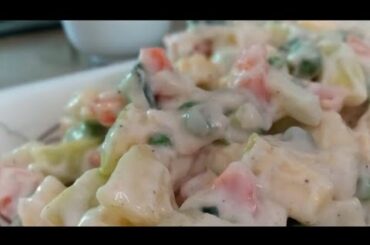 Russian salad recipe by food in style | Healthy & tasty russian fruit salad