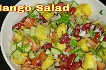 Mango Salad | Red beans Salad |healthy salad | Snack idea | Healthy Snack | Food Flavours