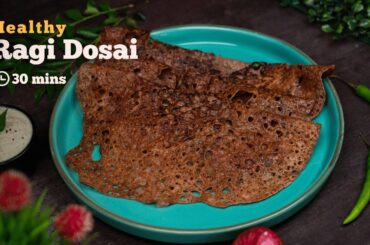 Quick and Easy Ragi Dosai Recipe for a Healthy Breakfast | Ragi Dosai | Breakfast Recipes | Cookd