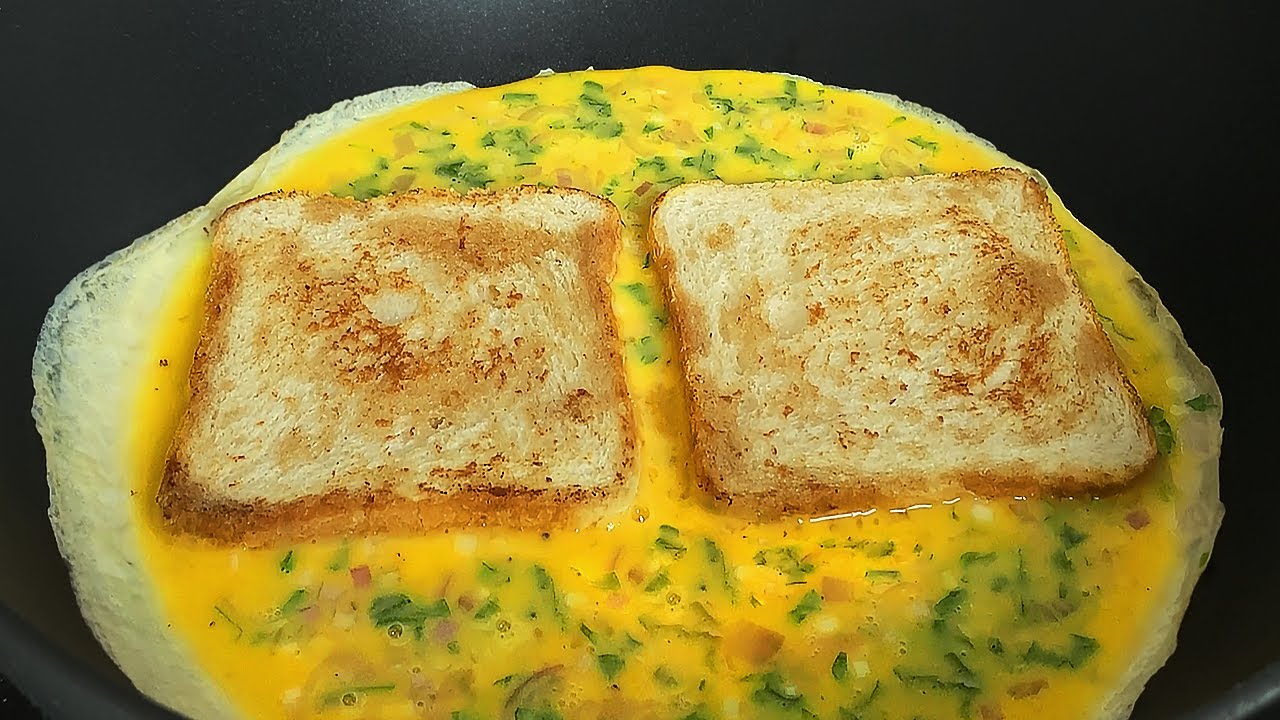 Crispy Breakfast Sandwich – How to make Delicious One Pan Egg Toast! 5 minutes recipe! Crispy Breakfast Sandwich - How to make Delicious One Pan Egg Toast! 5 minutes recipe!