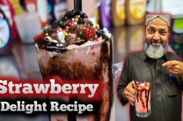 Learn How to Make a Delicious Strawberry Delight Shake at Home | Easy Recipe