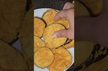 Quick Snacks Recipe #brinjal #crispy #fried #healthy #easyrecipe #kidsfavoriterecipe #quick