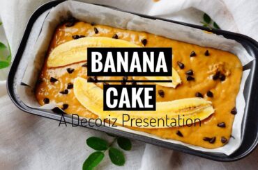 HEALTHY CAKE RECIPE | BANANA CAKE | WHOLE WHEAT FLOUR CAKE|HEALTHY BREAKFAST RECIPE