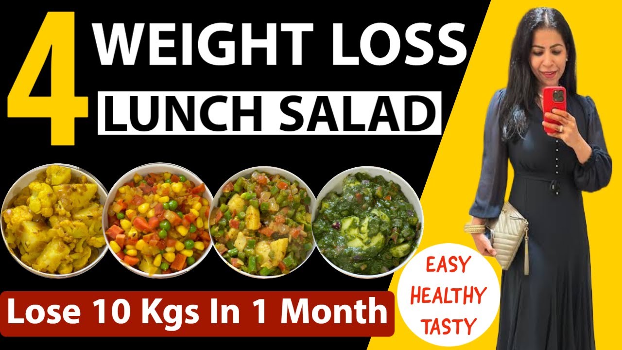 4 Weight Loss Lunch Salad Recipes | Easy Aloo Recipes | Lose Weight Fast In Hindi | Fat to Fab 4 Weight Loss Lunch Salad Recipes | Easy Aloo Recipes | Lose Weight Fast In Hindi | Fat to Fab