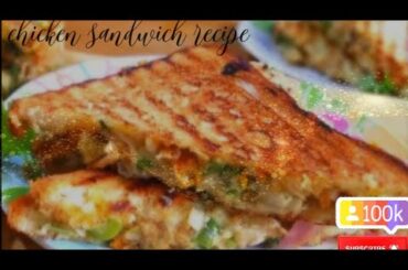 how to make chicken sandwich #shorat #chicken sandwich recipe chicken stuffing ke liya subscribe kra
