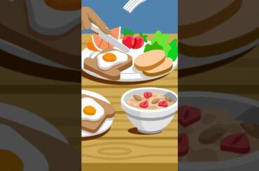 #shorts - Healthy Meals For Kids | Nursery Rhymes | Eating Healthy Meal | Healthy Habits Kids Song