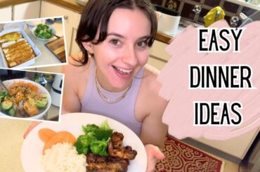 Cooking with Zoe | MEAL PLANNING 101 - 5 EASY AND HEALTHY DINNER RECIPES