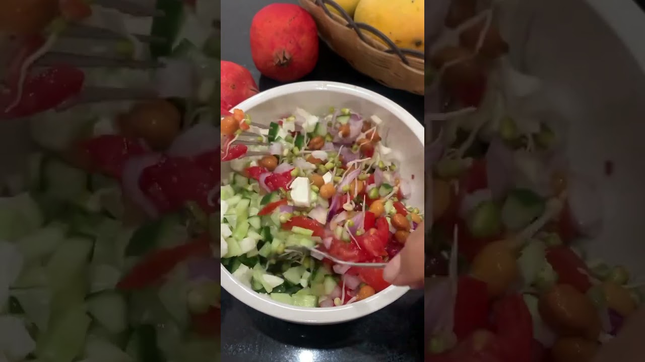 Raw mango protein salad. Healthy & Crunchy. #food #recipe #youtubeshorts Raw mango protein salad. Healthy & Crunchy. #food #recipe #youtubeshorts
