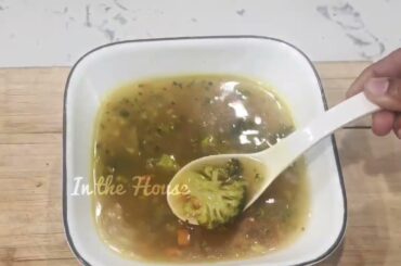 Healthy recipes / Vegetable soup recipe / Ragi veg soup