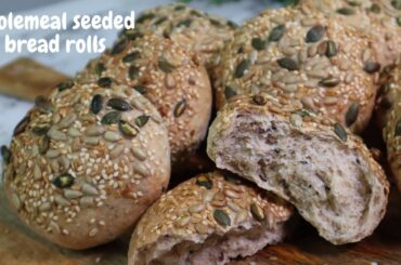 YOU WILL NEVER BUY BREAD AFTER MAKING THIS WHOLE-SEED BREAD ROLLS RECIPE | VERY EASY RECIPE