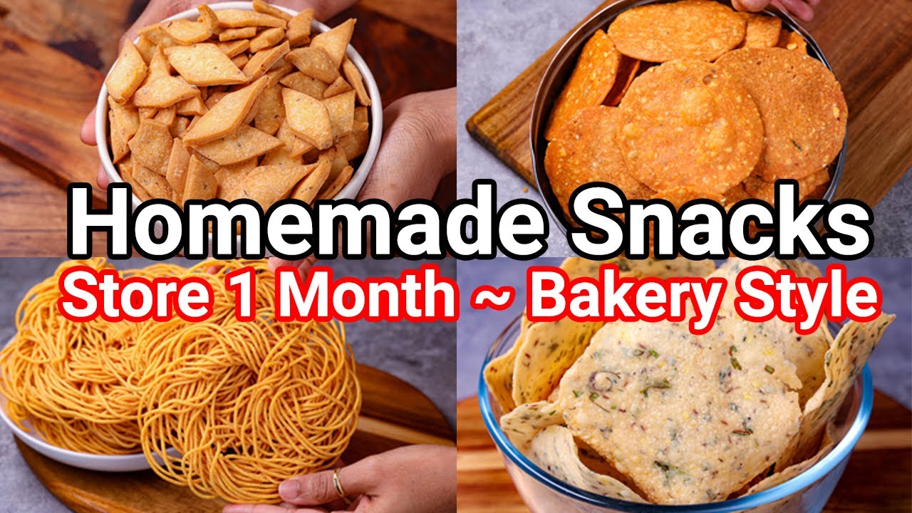 Simple Tea Time Snacks Recipe – Store 1 Month | Bakery Style Evening Tea Time Snacks with Less Oil Simple Tea Time Snacks Recipe - Store 1 Month | Bakery Style Evening Tea Time Snacks with Less Oil