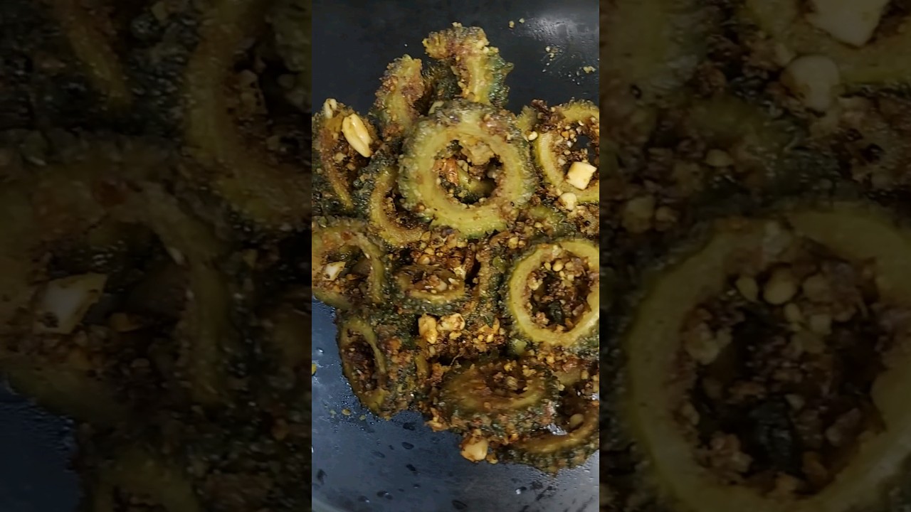 Karlyachi bhaji | Karela recipe #shorts Karlyachi bhaji | Karela recipe #shorts