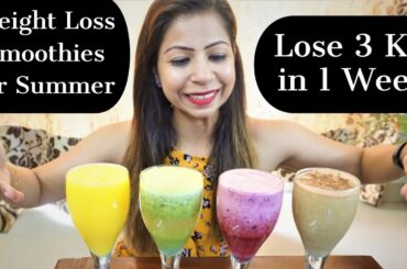 4 Weight Loss Smoothies Recipe for Summer | Smoothies Diet For Weight Loss | Fat to Fab