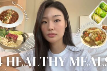 Korean diet vlog | 4 Easy and Healthy meals that helped me lose weight quickly