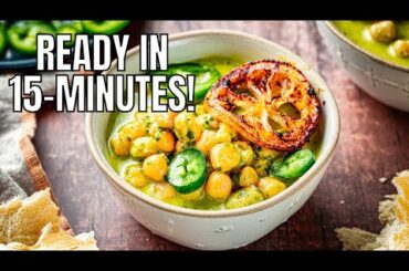 Pesto Chickpeas (Healthy Chickpea Recipe)