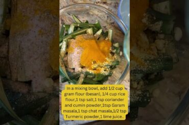 Low-Calorie Healthy Crispy Okra Fries Recipe For Snack or Lunch Box!