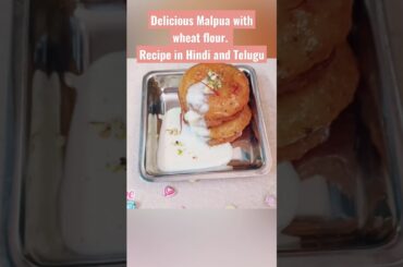 Subscribe for more yummy and healthy recipes. #malpua #sweet