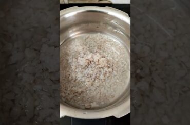 6+ Months Baby food - Red poha with Banana |Red aval Recipe | Healthy food for Baby | Iron rich food