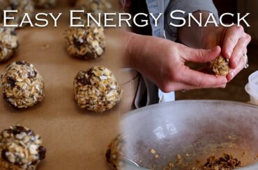 Easy & healthy snack recipe | How to make Chia Seed Power Balls | Quick snack ideas