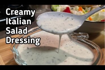 How to Make Homemade Classic Creamy Italian Salad Dressing|Italian Salad Dressing Recipe @la-dish-la