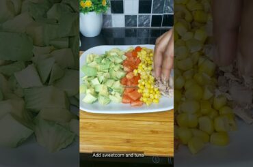 Quick Healthy Salad Recipe to make #shorts #salad #saladrecipe #salads