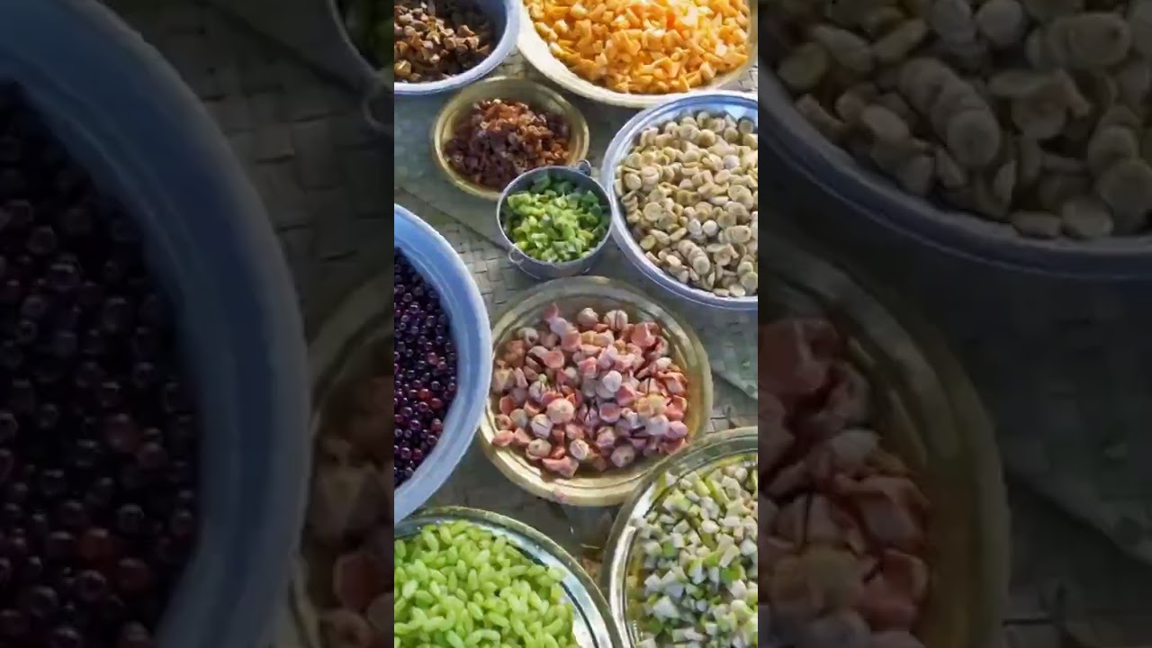 FRUIT SALAD | Colourful Healthy Fruits mixed salad recipe | Fruits Cutting and Eating in Village FRUIT SALAD | Colourful Healthy Fruits mixed salad recipe | Fruits Cutting and Eating in Village