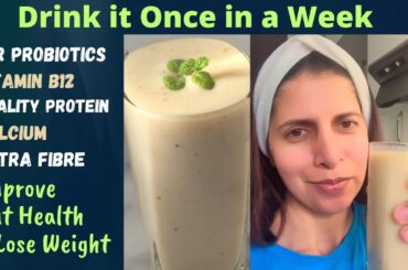 Healthy Indian Probiotic Drink Recipe For Summer | Rich in Vit B12, Protein & Calcium | Weight Loss
