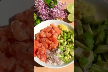 Ceviche de Salmon | So Quickly and Healthy Meal #shortsvideo #newvideo #recipe
