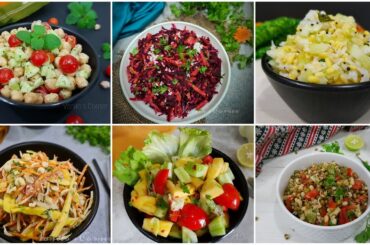 6 Easy Salad recipes | Healthy salad recipes
