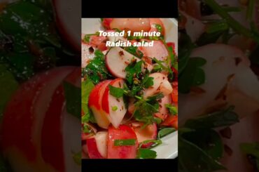 Radish Salad | One Minute | Healthy salad recipe | #shorts #salad #radish