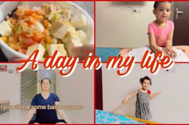 Day Routine || Indian Mom || two daughters || healthy salad recipe