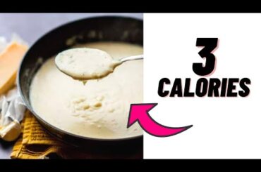 how to make healthy and low calorie alfredo white sauce-low fat alfredo sauce