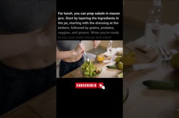 Save Time, Eat Healthy: Meal Prep Ideas to Keep You On Track #prepmeal #shorts