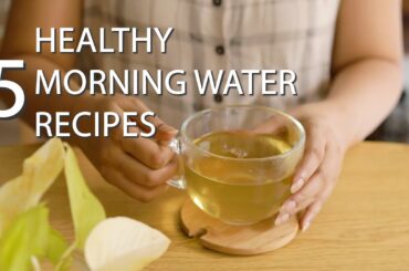 5 Healthy water recipes - clear skin, stop hair fall, boost immunity and more - asmr