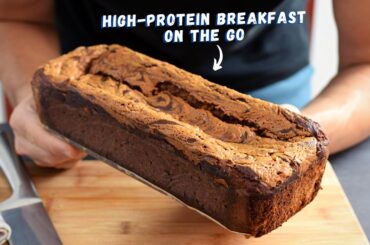 High Protein Banana Bread Recipe WITHOUT protein powder (12 grams of protein per slice!)