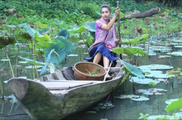 Cooking healthy food in my village - Polin lifestyle