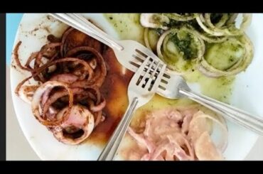 Three types of onion salad |  Onion salad recipe |  healthy onion salad