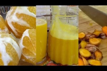 FAT BURNING ORANGE TUMERIC JUICE | SUPER AMAZING HEALTH BENEFITS | WEIGHT LOSS | HEALTHY RECIPES