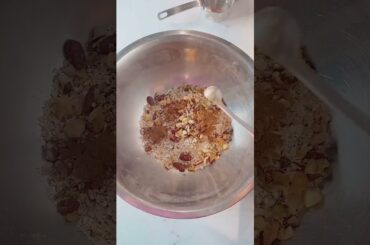 Healthy Snacks To Make At Home | Cranberry Coconut Honey Granola #shorts