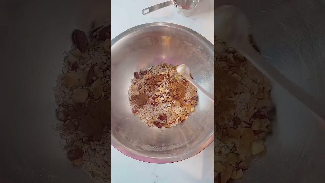 Healthy Snacks To Make At Home | Cranberry Coconut Honey Granola #shorts Healthy Snacks To Make At Home | Cranberry Coconut Honey Granola #shorts