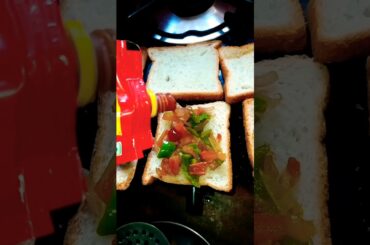 Easy & Healthy Instant Sandwich Recipe | #quickrecipe #sandwich #shorts #ytshorts