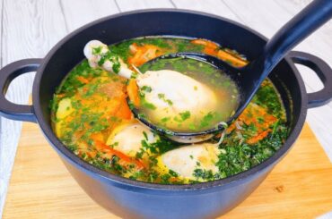 Homemade soup that heals everyone! Vegetable soup with chicken! Soup for lazy people!
