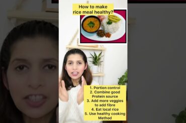 Rice Good Or Bad For Weight Loss ? #foodfitnessfun #shorts