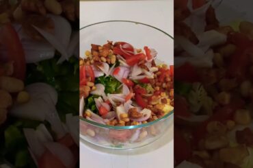 Healthy and low Calorie Salad | video on my channel #weightloss #intermittentfasting #keto