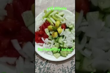 So healthy salad #salad #healthyfood #healthysalad #nutritiontips #healthysaladrecipes #saladyummy