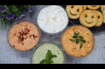 4 Quick Mayo Dips | Healthy food recipes | #tastetown